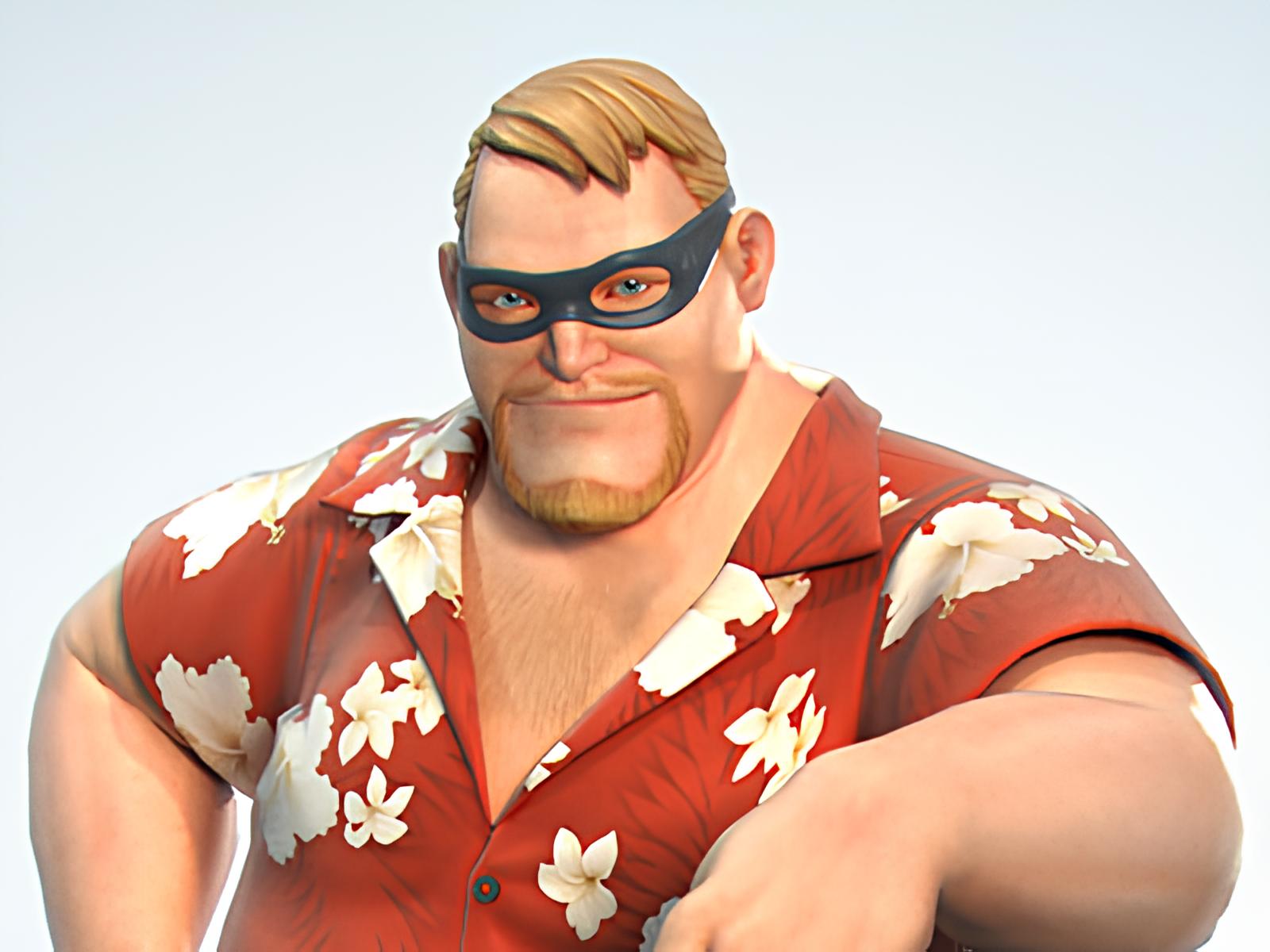 Illustration – vacationer