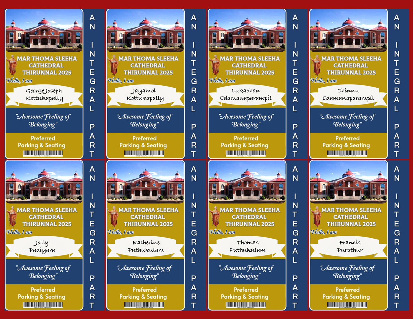 Church Stickers for Print